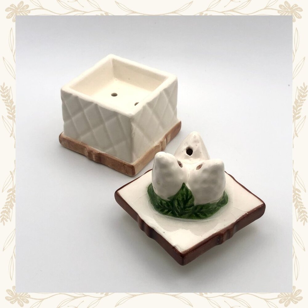 Strawberry Petit Four Salt & Pepper Shakers